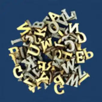 Letras de madera 78 piezas