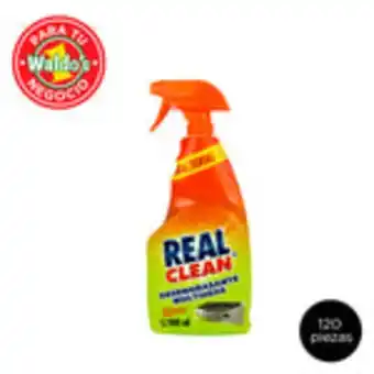 Mayoreo desengrasante multiusos real clean,120 piezas 900 ml