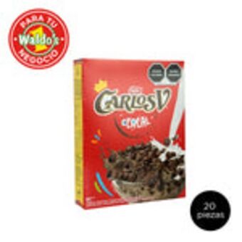 Mayoreo de cereal nestlé carlos v, 20 cajas con 300 g c/u