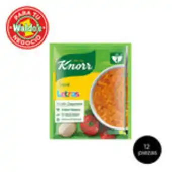 Sopa de letras knorr, 12 piezas, 95 g