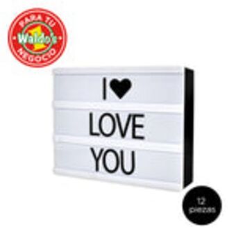Caja de luz decorativa (12 piezas)