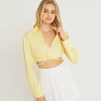 Blusa casual manga larga