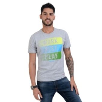 Chapur Playera cuello redondo manga corta oferta