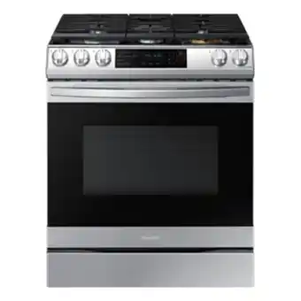 Samsung Estufa nx9000t de gas, con freidora de aire, horno de 6.0 cu.ft. y wi-fi oferta