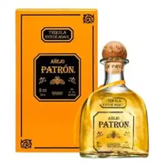 Tequila añejo patron 750 ml