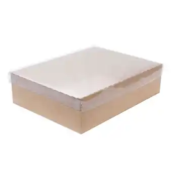 Fantasías Miguel Caja rectangular con tapa transparente 8x30.5x22.5cm 1pz oferta