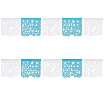Guía de papel picado baby shower 3m 1pz