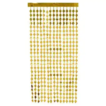 Cortina foil de rombos 2x1m 1pz