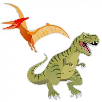 Adorno grande dinos 45x38cm 2pz