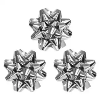 Moños grande estrella 9cm 3pz