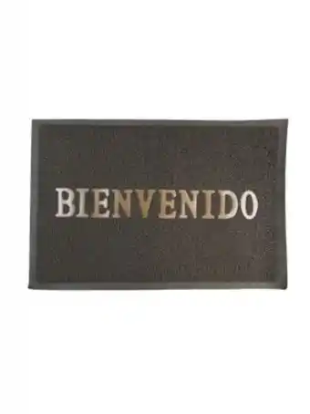Modatelas Tapete bienvenido, gris perla oferta