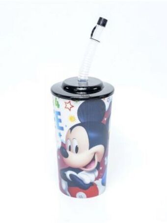 Vaso lenticular con popote disney