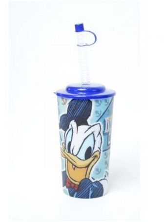 Vaso lenticular con popote disney