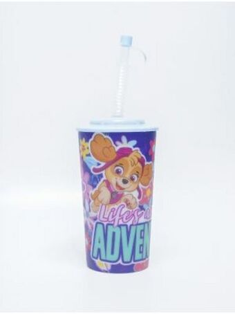 Vaso lenticular con popote disney