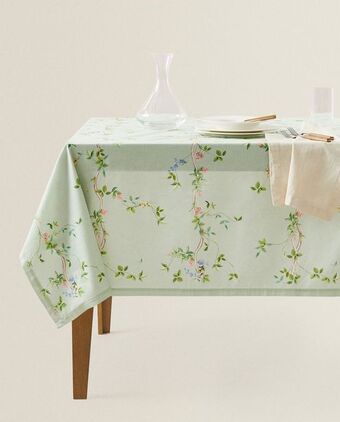 ZARA HOME Mantel estampado floral oferta