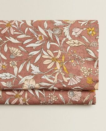 ZARA HOME Sábana encimera estampado floral oferta