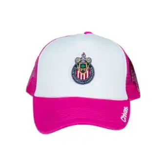 Tienda Chivas Gorra chivas malla bordada rosa oferta