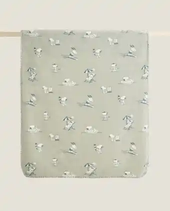 ZARA HOME Manta fleece peanuts™ oferta