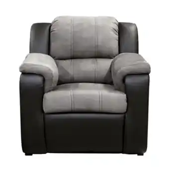 Sillon berlin suede gris/negro