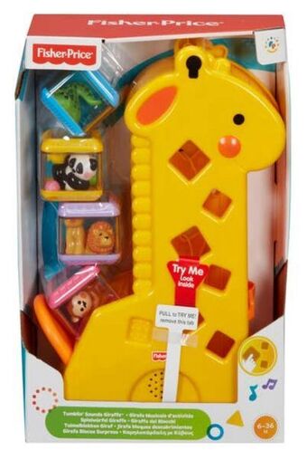 Juguetrón Mattel fisher-price peek-a-blocks jirafa 4253 oferta