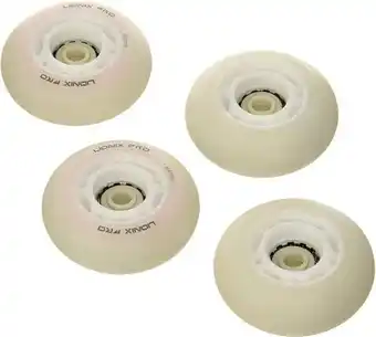 Lionix pro set de 4 llantas led 80 mm color verde whp