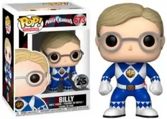 Funko pop! television power rangers blue billy no helmet 32804