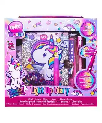 Kit de actividades + diario con candado "magia el unicorn"