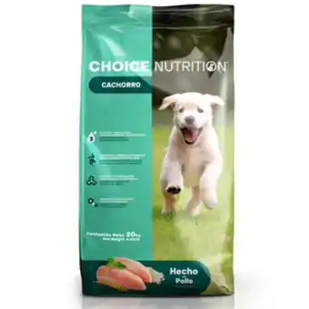 Choice nutrition alimento avanzado seco para cachorro razas medianas/grandes receta pollo, 20 kg