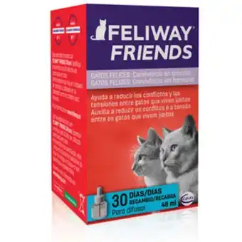 Feliway friends repuesto para difusor para gato, 48 ml