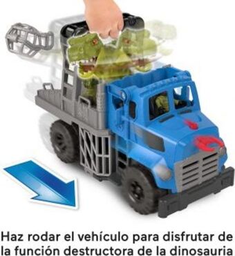 Julio Cepeda Jugueterías Imaginext jurassic world, transportadora de dinosaurios oferta