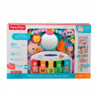 Fisher price gimnasio deluxe piano pataditas musicales