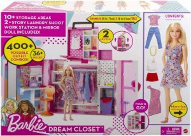 Julio Cepeda Jugueterías Barbie dream closet nuevo con muñeca oferta