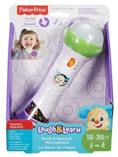 Julio Cepeda Jugueterías Fisher-price ríe y aprende micrófono graba y canta oferta
