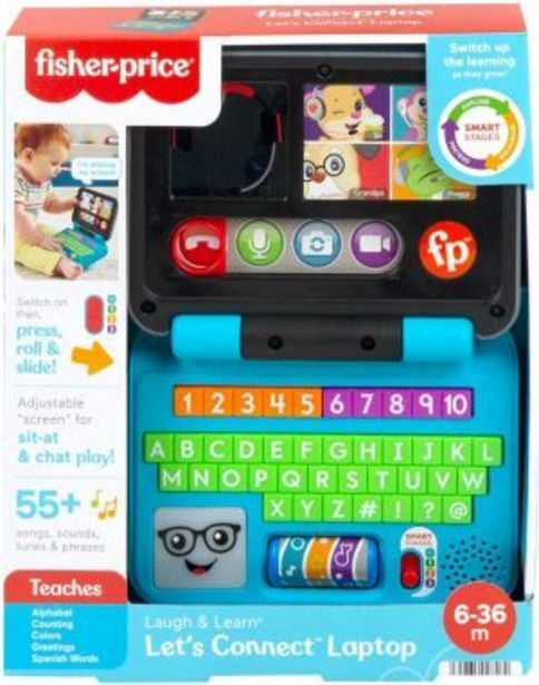 Julio Cepeda Jugueterías Fisher-price ríe y aprende mi primer laptop de aprendizaje oferta