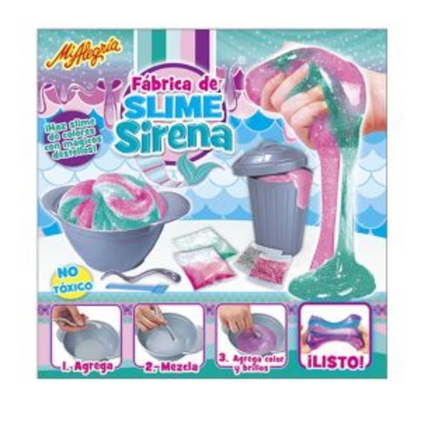 Julio Cepeda Jugueterías Mi alegria fabrica de slime sirena oferta