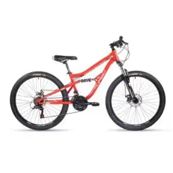 Bicicleta r 26 montaña de aluminio 24 velocidades roja