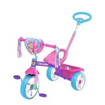 Julio Cepeda Jugueterías Triciclo barbie deluxe pushbar oferta