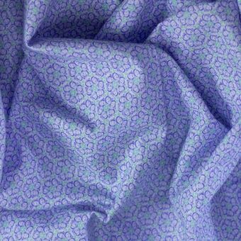 Franela estampada círculos morados