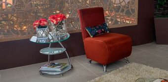 Muebles Dico Sillón ocasional trax ladrillo oferta