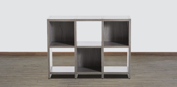 Muebles Dico Módulo 6 nichos maxima gris oferta