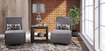 Sillón ocasional trax gris