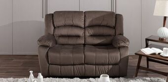 Muebles Dico Love seat reclinable beraldi chocolate oferta