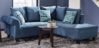 Muebles Dico Sala modular derecha liberty azul oferta