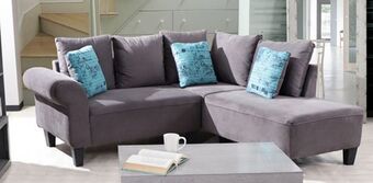 Sala modular derecha liberty gris oxford