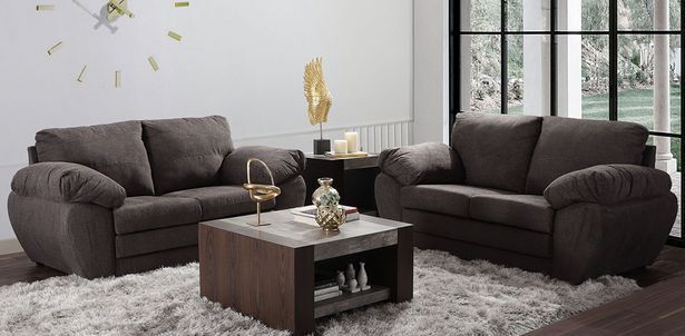 Muebles Dico Juego 2 love seat sonia new café oferta