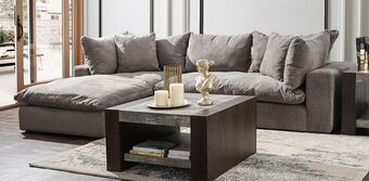 Muebles Dico Sala modular izquierda taos gris claro oferta