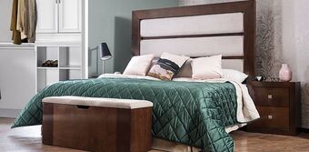 Muebles Dico Recámara king size odisey velvet claro oferta