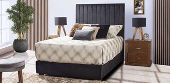 Muebles Dico Cama matrimonial megan negro oferta