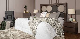 Muebles Dico Recámara king size / matrimonial nuria gris oferta