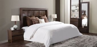 Muebles Dico Recámara king size / matrimonial kora nogal oferta
